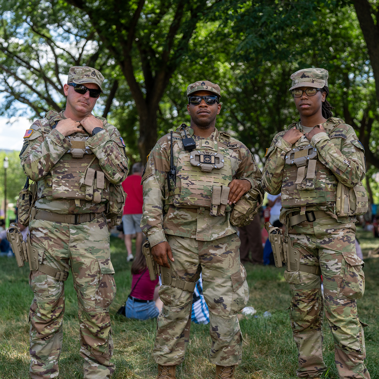 National Guard at FIFA Fan Zone on the National Mall
