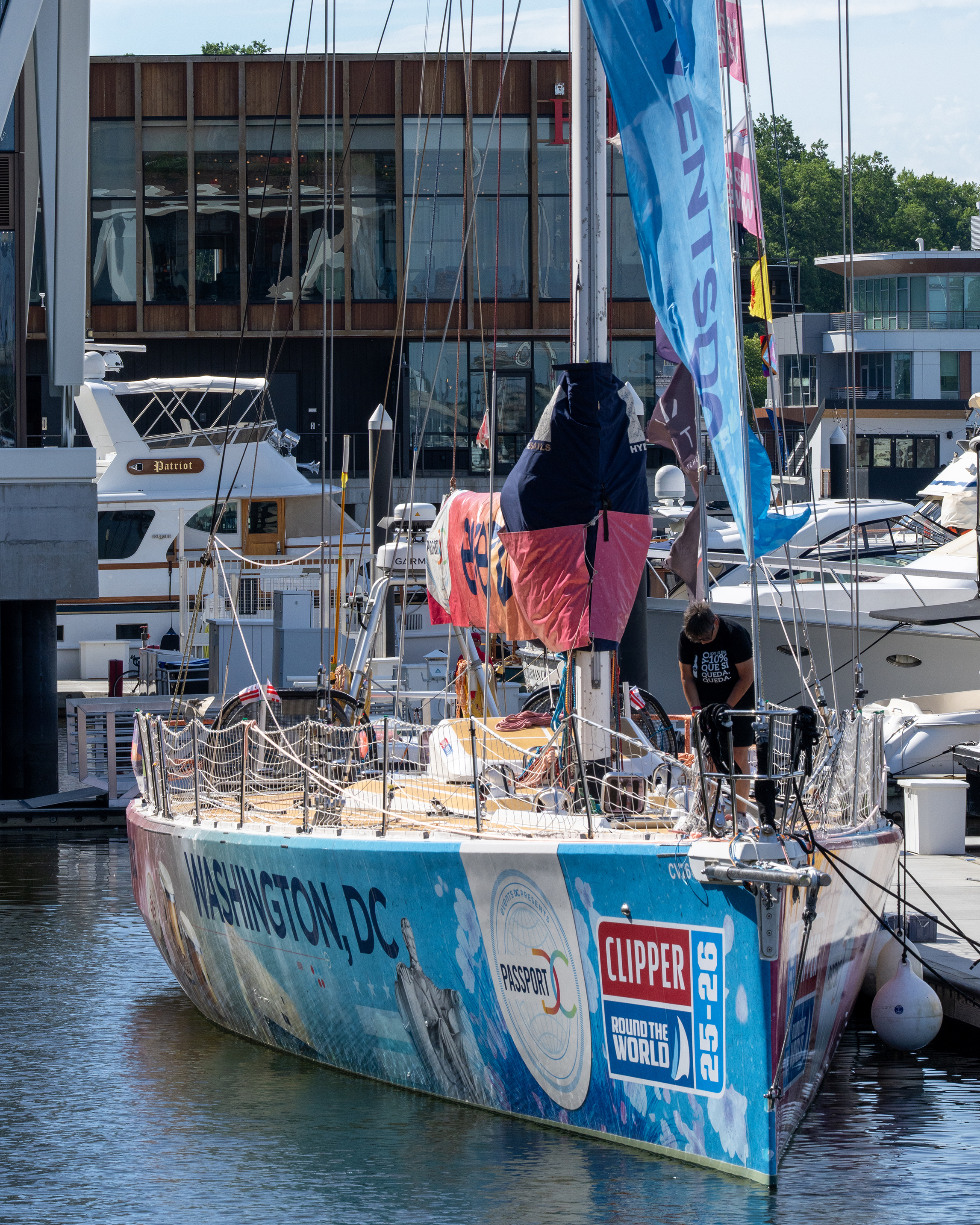 Clipper Round the World Yacht Race Fleet Week comes to an end.