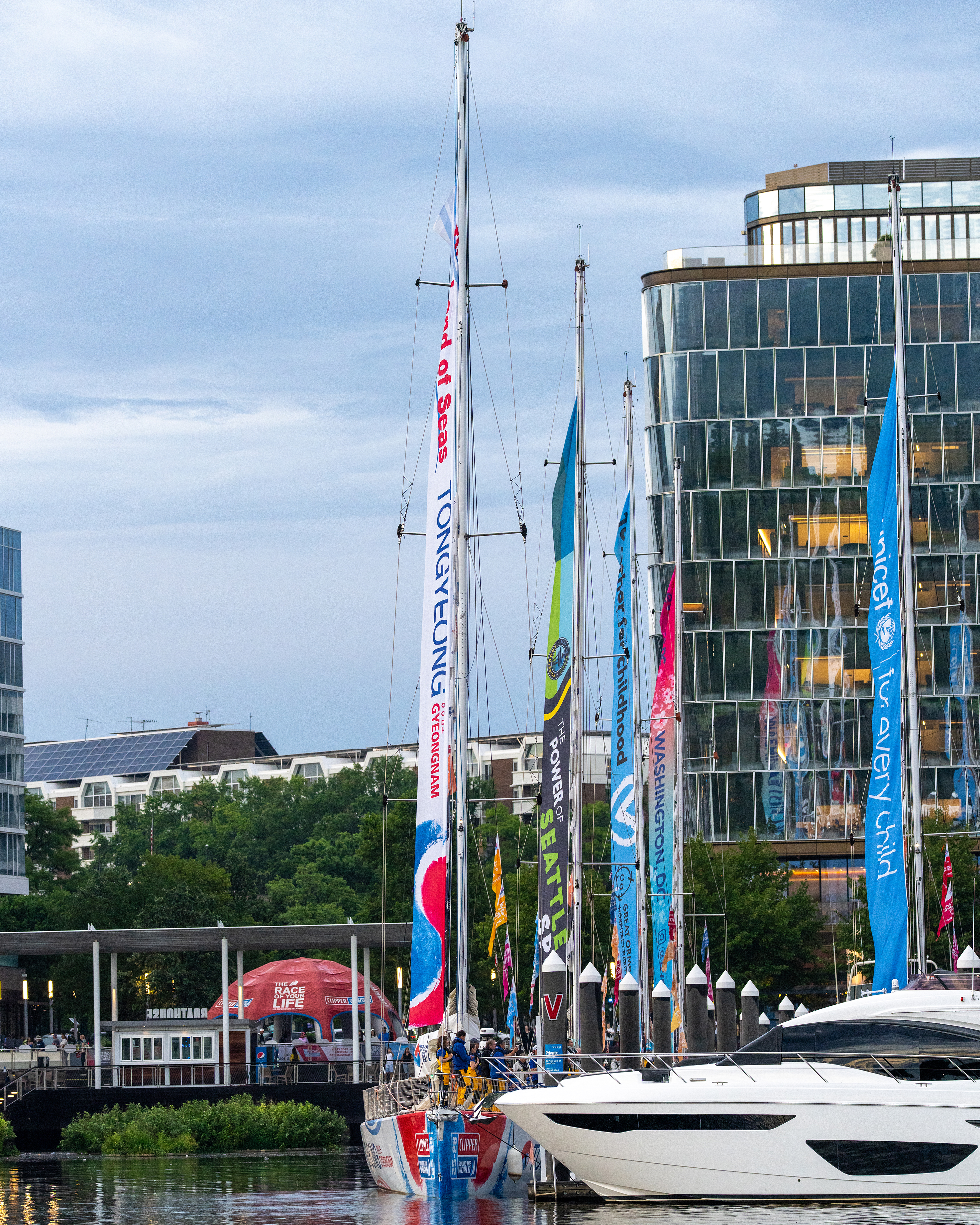 Clipper Round the World Yacht Race Fleet Week comes to an end.