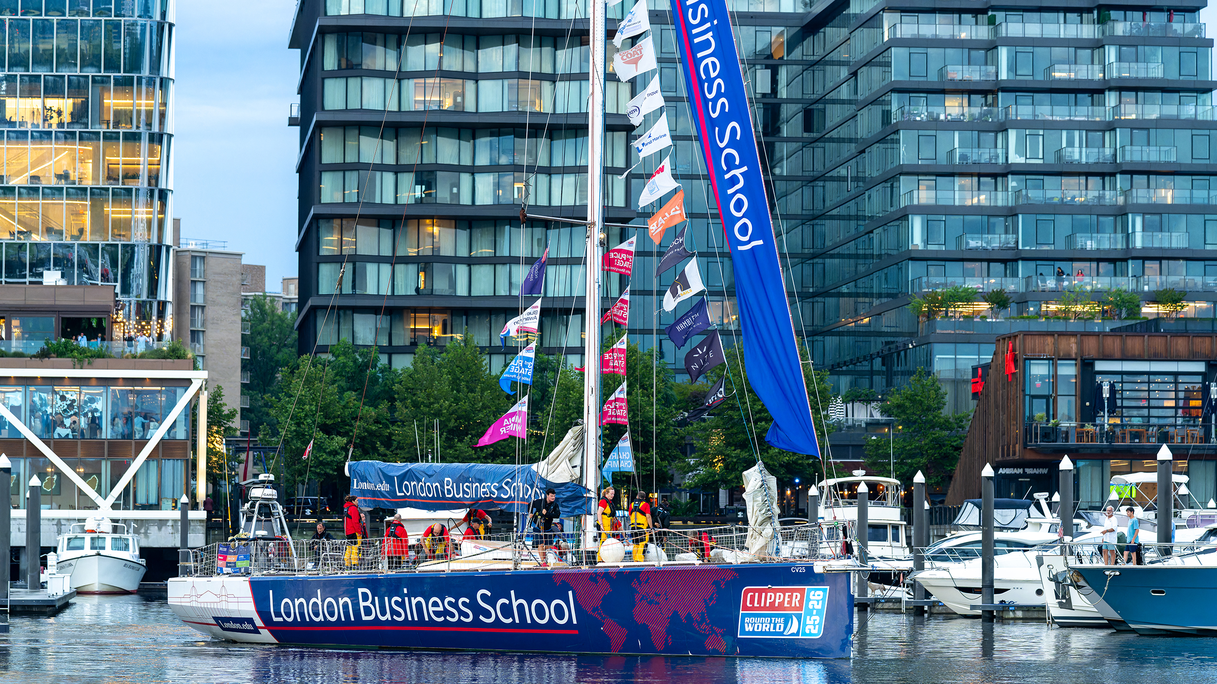 Clipper Round the World London Business School Seattle Yacht