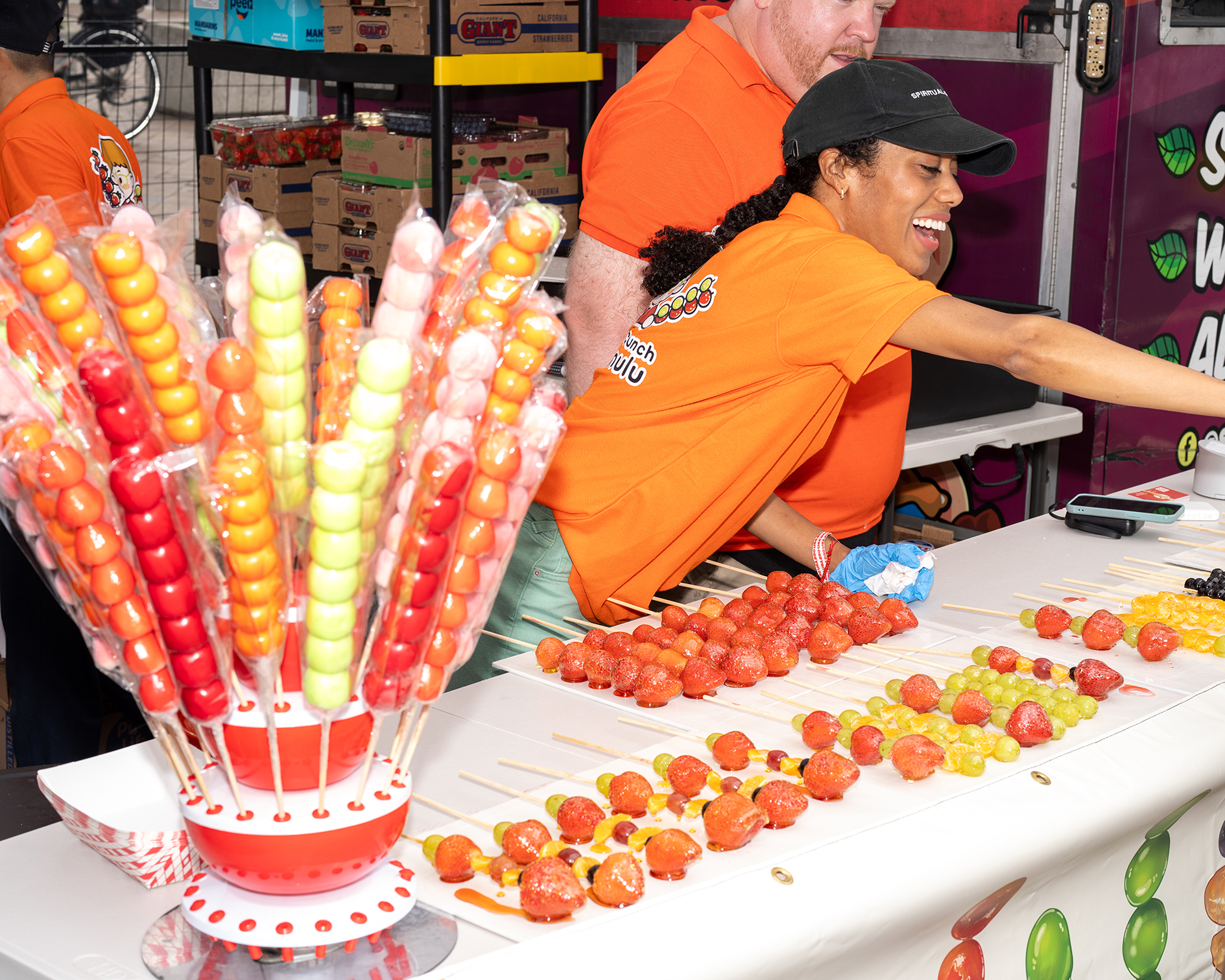 Fruit stand at the DC BBQ Battle