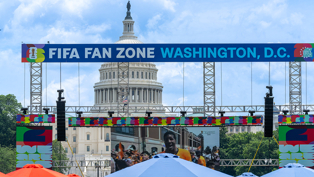 Freedom 250 FIFA Fan Zone on the National Mall in Washington DC