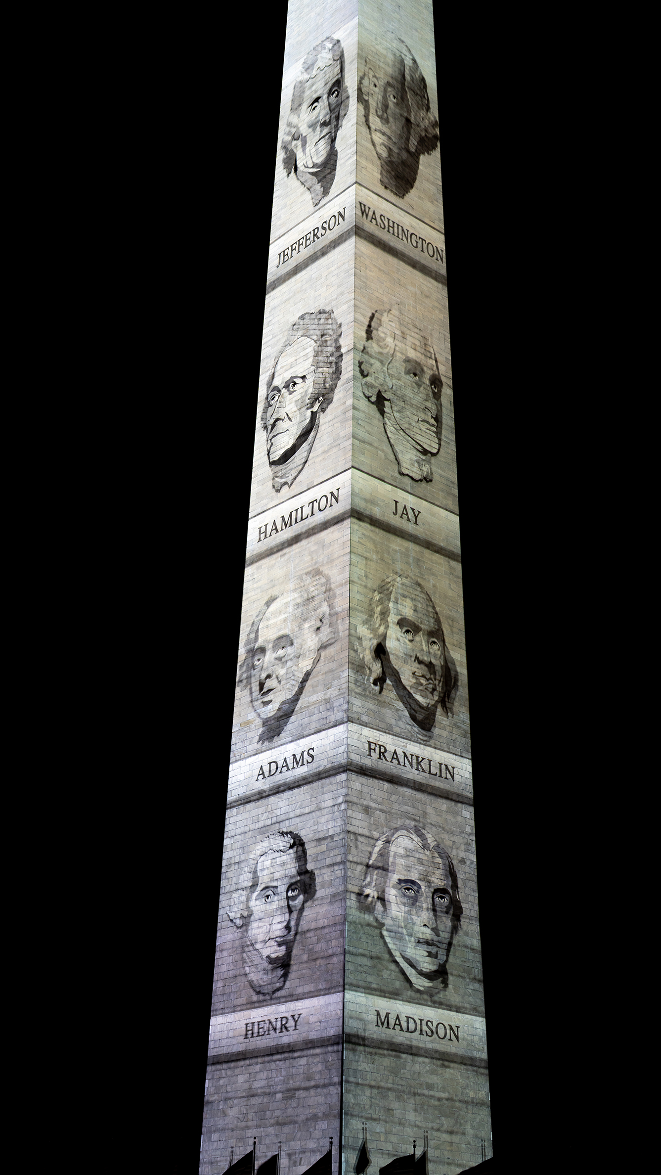 The four who signed the Declaration of Independence