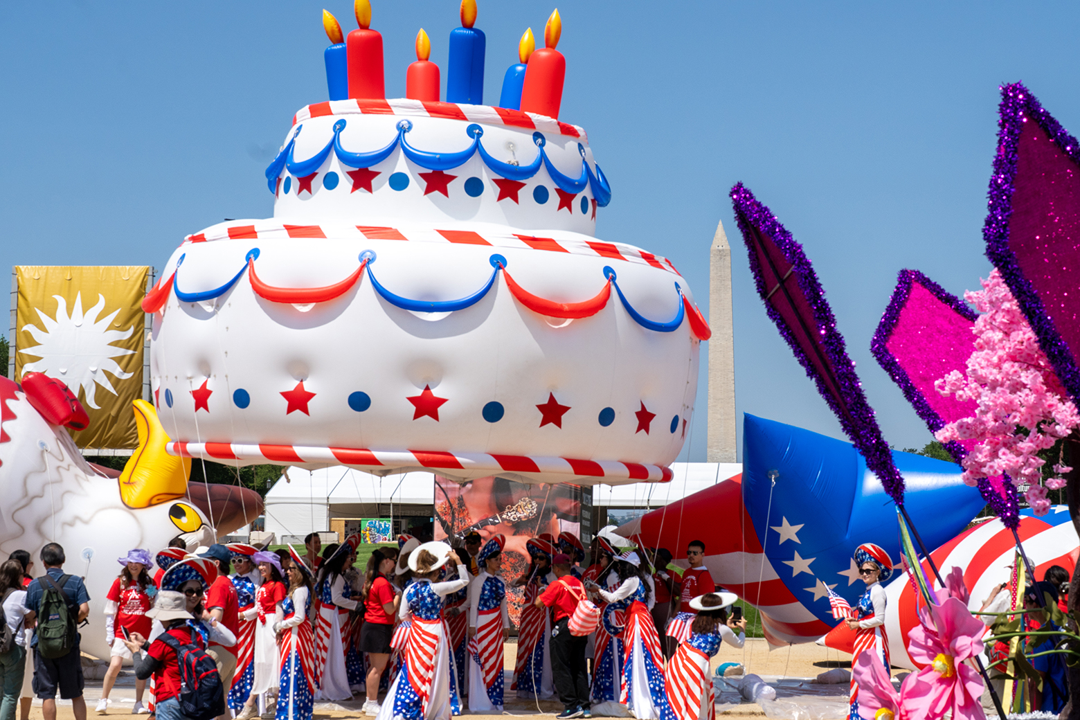 Patriotic Birthday Cake